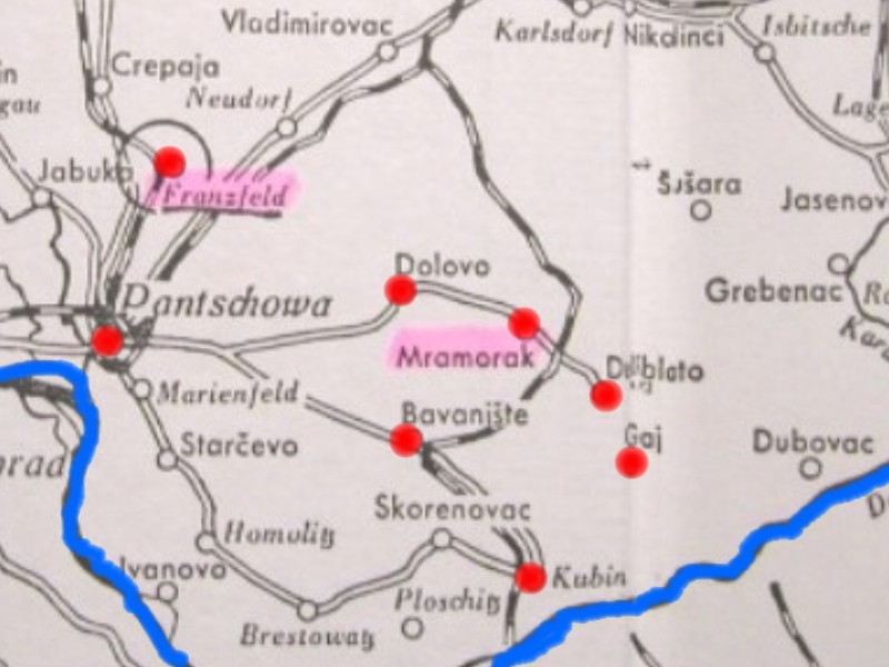 Umgebung von Mramorak